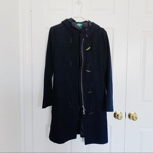Women’s Navy Toggle Coat Size Small